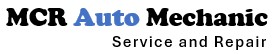 Mcr auto mechanic service and repair logo